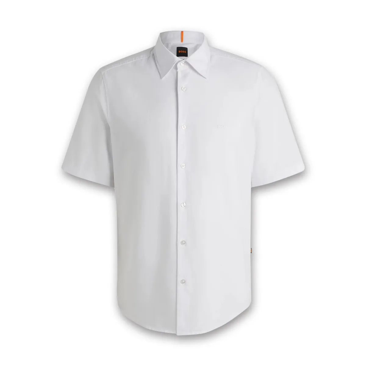 Boss - Rash_2_M SS Shirt in White Casual Style