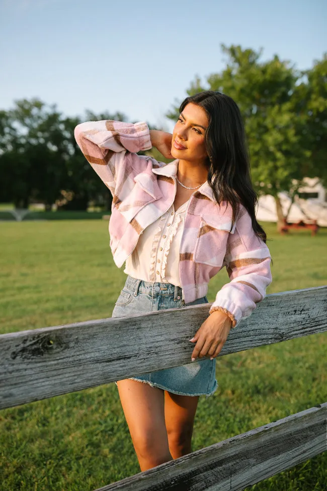 Insulated Core Technology Finley Pink Plaid Jacket