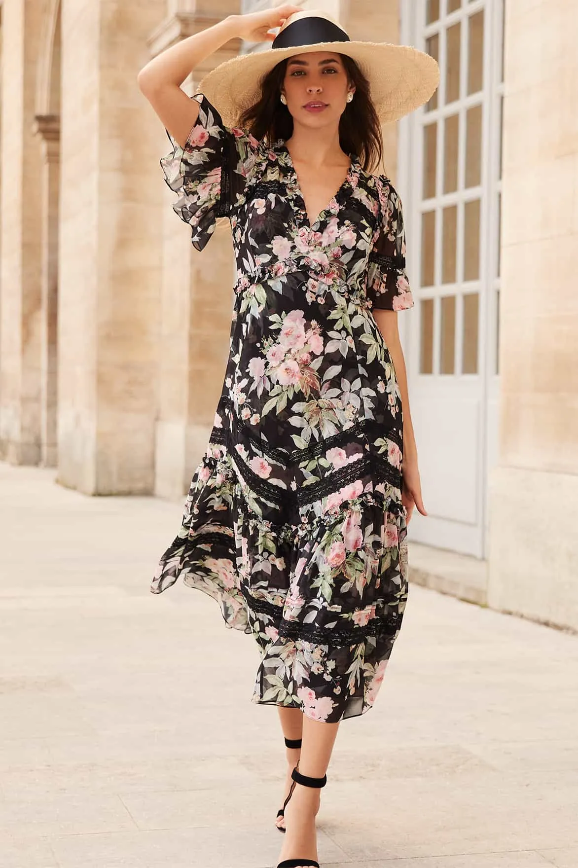 Paradise Garden Sonata Georgette Ballerina Dress Fresh Combo Soft Finish