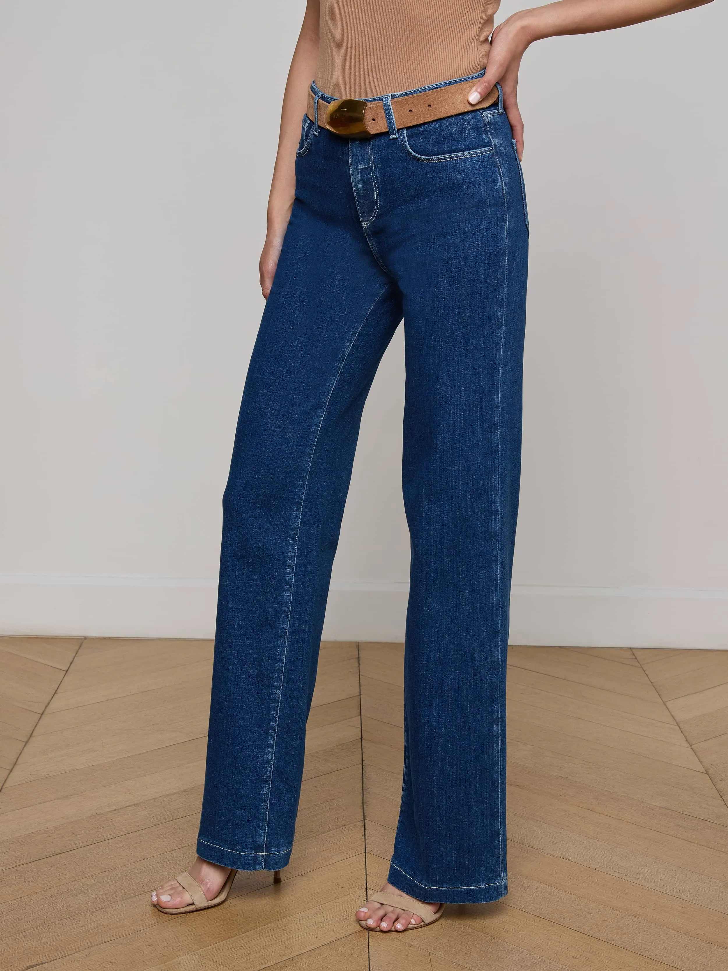Clayton Wide-Leg Jean Flattering Fit
