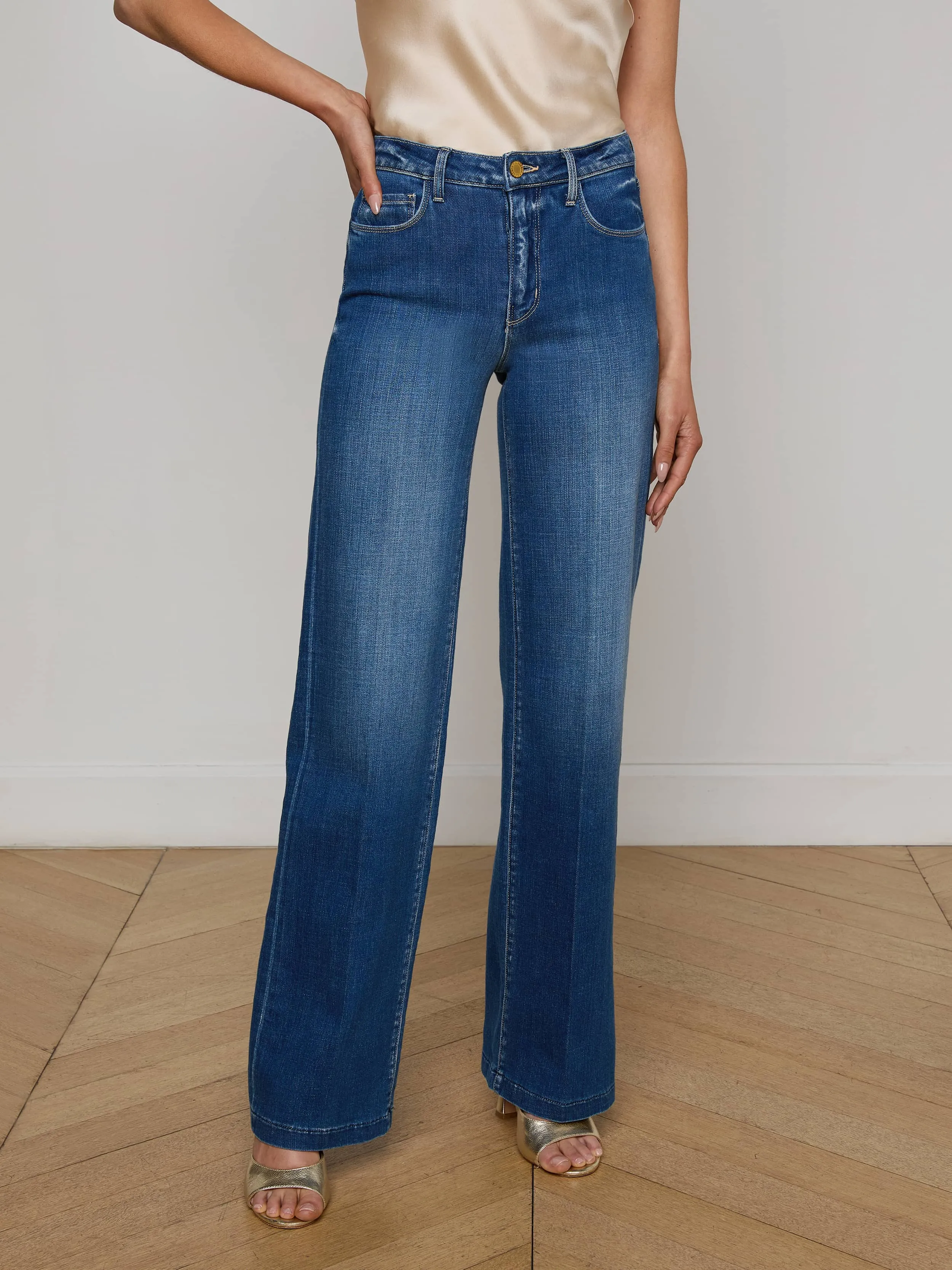 Minimal Fashion Effortless Style Clayton Wide-Leg Jean