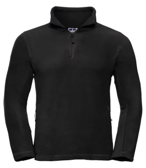 Warm Layers Quarter Zip Outdoor Fleece | BLACK