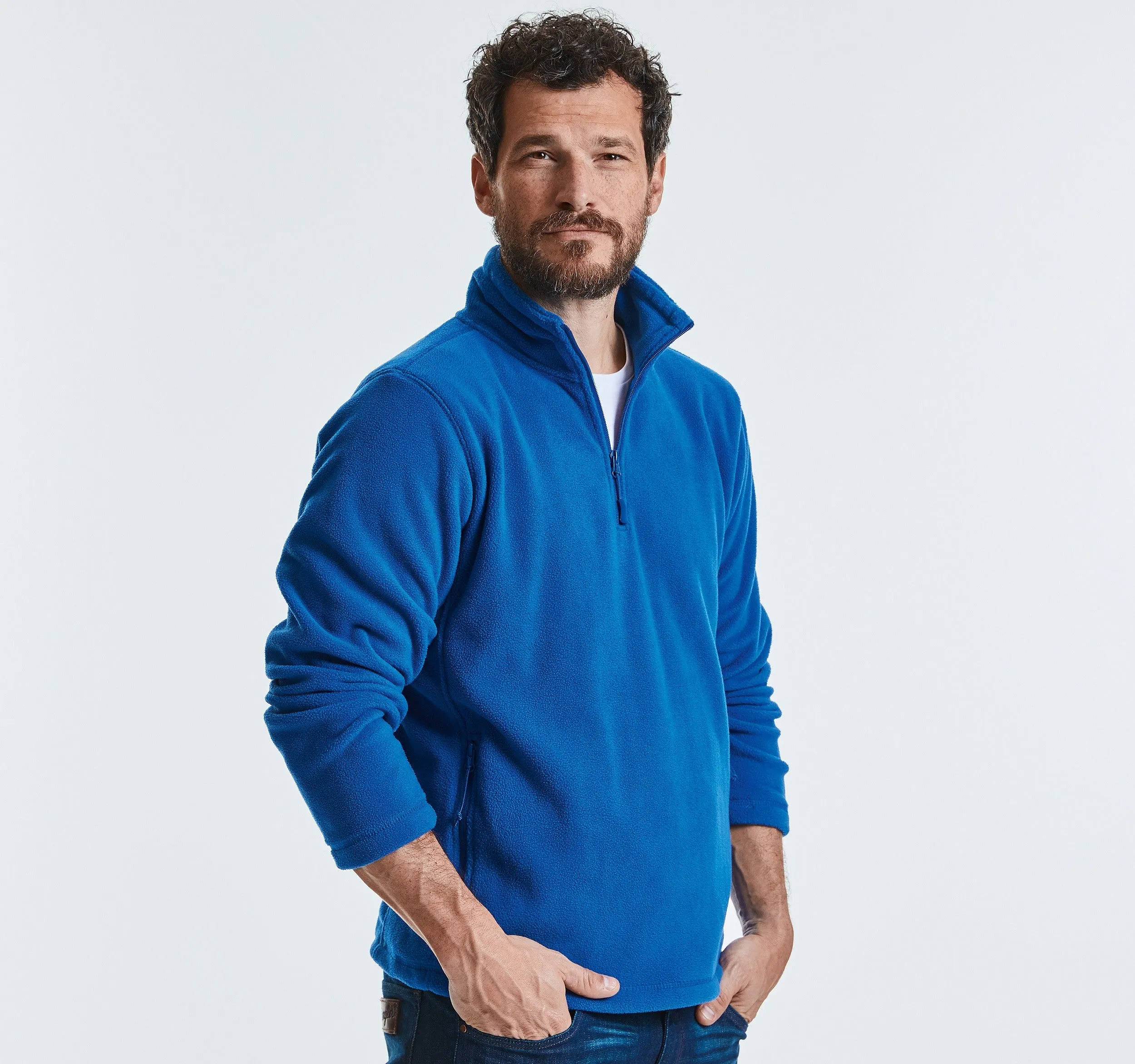 Soft Core Quarter Zip Outdoor Fleece | BLACK