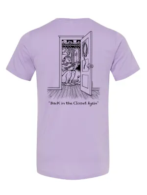 Printed Logo Closet Cowboy ?? Lavender T-Shirt