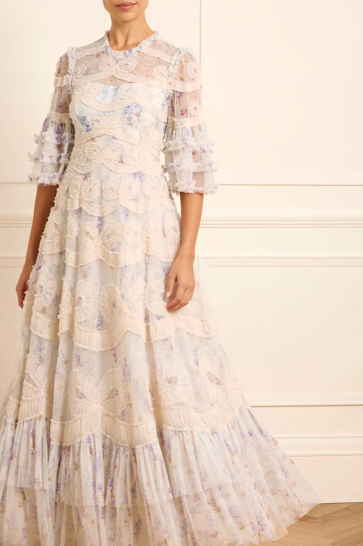 Walk Easy confident look Ophelia Ditsy Ingrid Gown