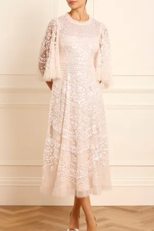 Anais Sequin Ballerina Dress Slim Shape