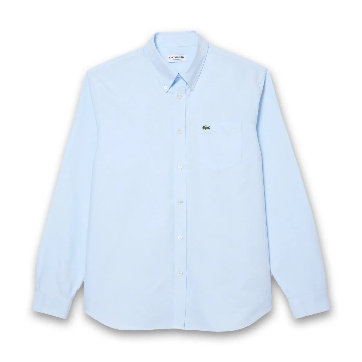 Lacoste - Regular Fit Oxford Shirt in Pale Blue Chic Vibe City Smart