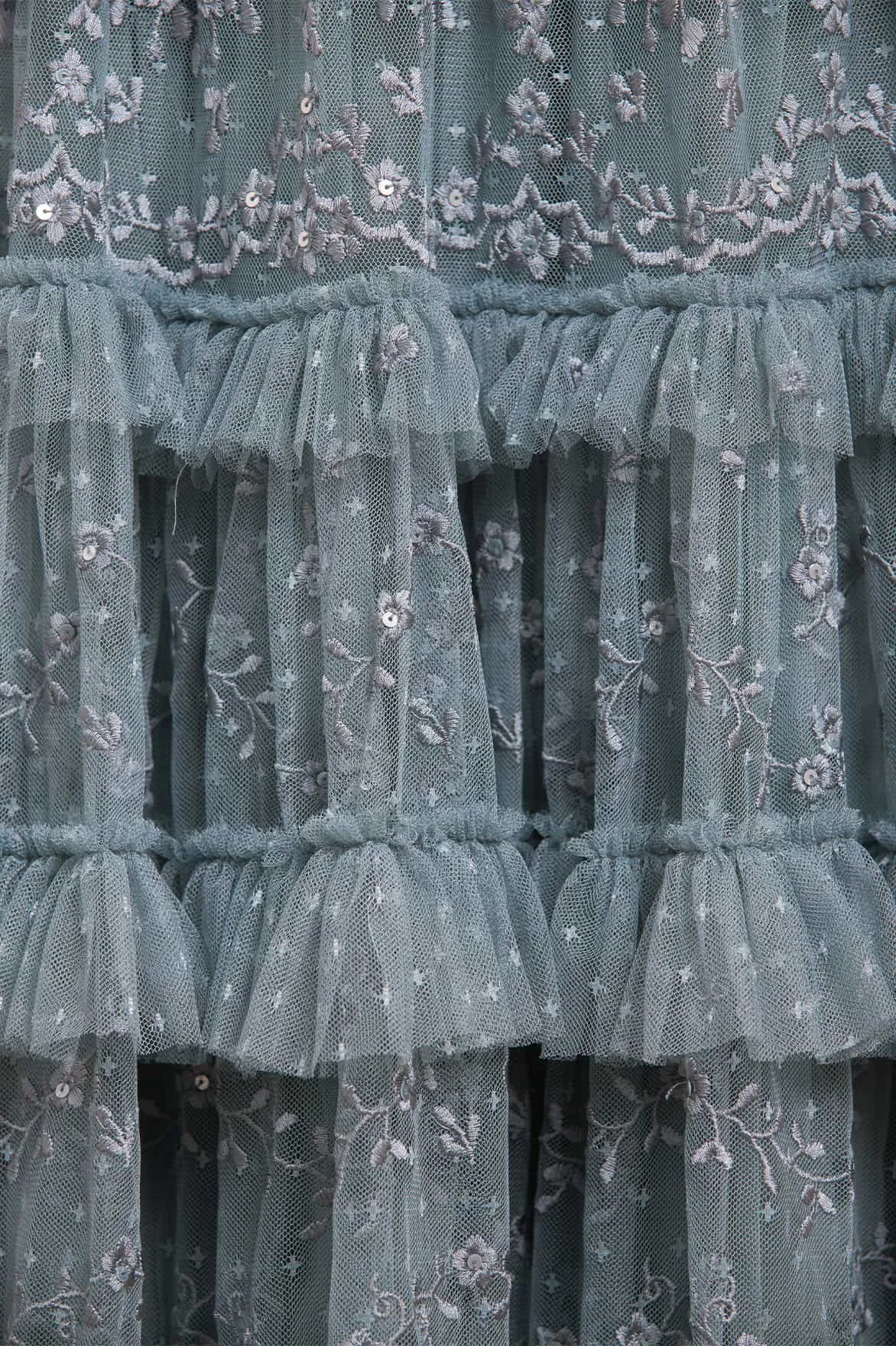 Villa Mood Villa Light Blossom Lace Ankle Gown