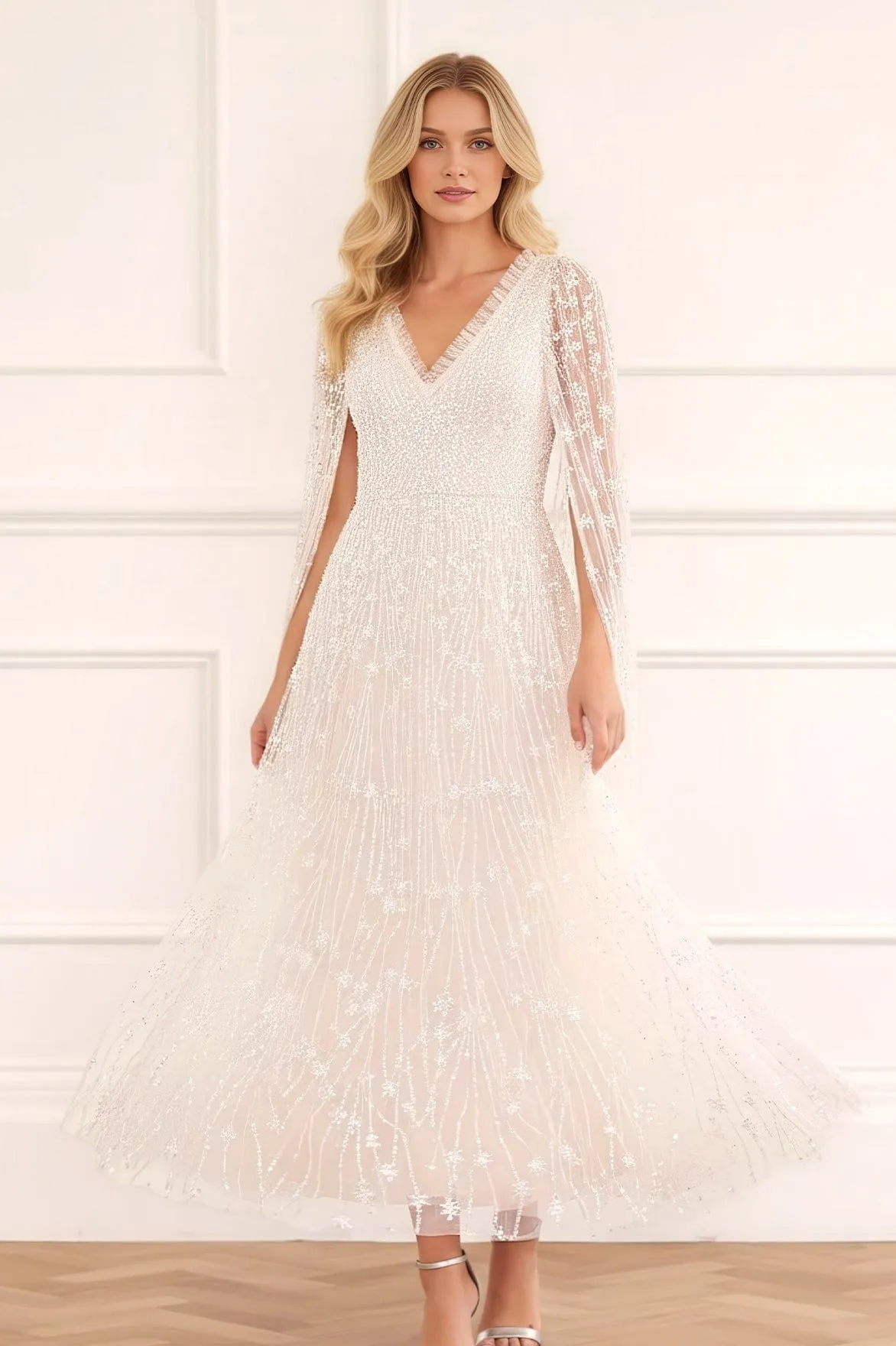Luxe Appeal Comet Ankle Gown