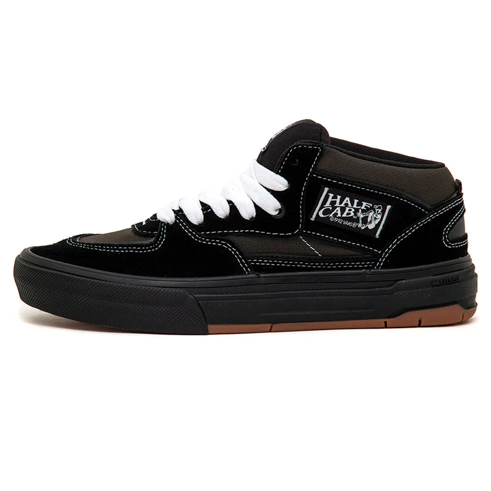 Skate Half Cab Wafflecup (Black / Asphalt) VBU Jungle Path Breathable Lining