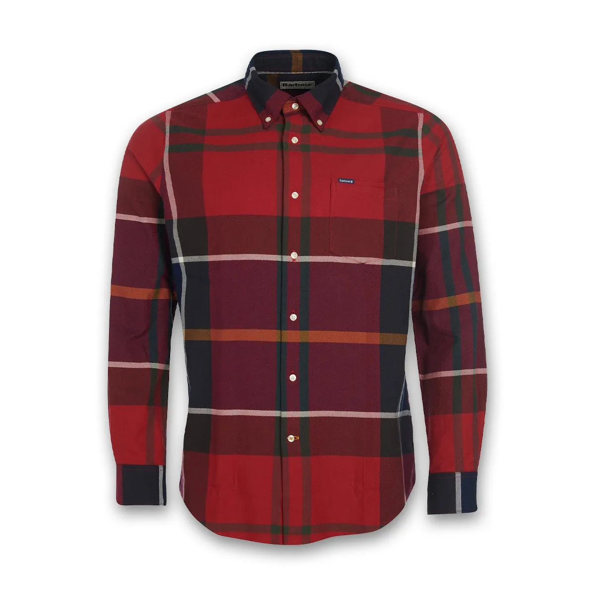 Barbour - Dunoon TF Shirt in Red Thermal Regulating Layer NoSideSeams