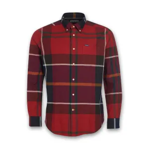 Barbour - Dunoon TF Shirt in Red Quick Layer Fashionable Ease