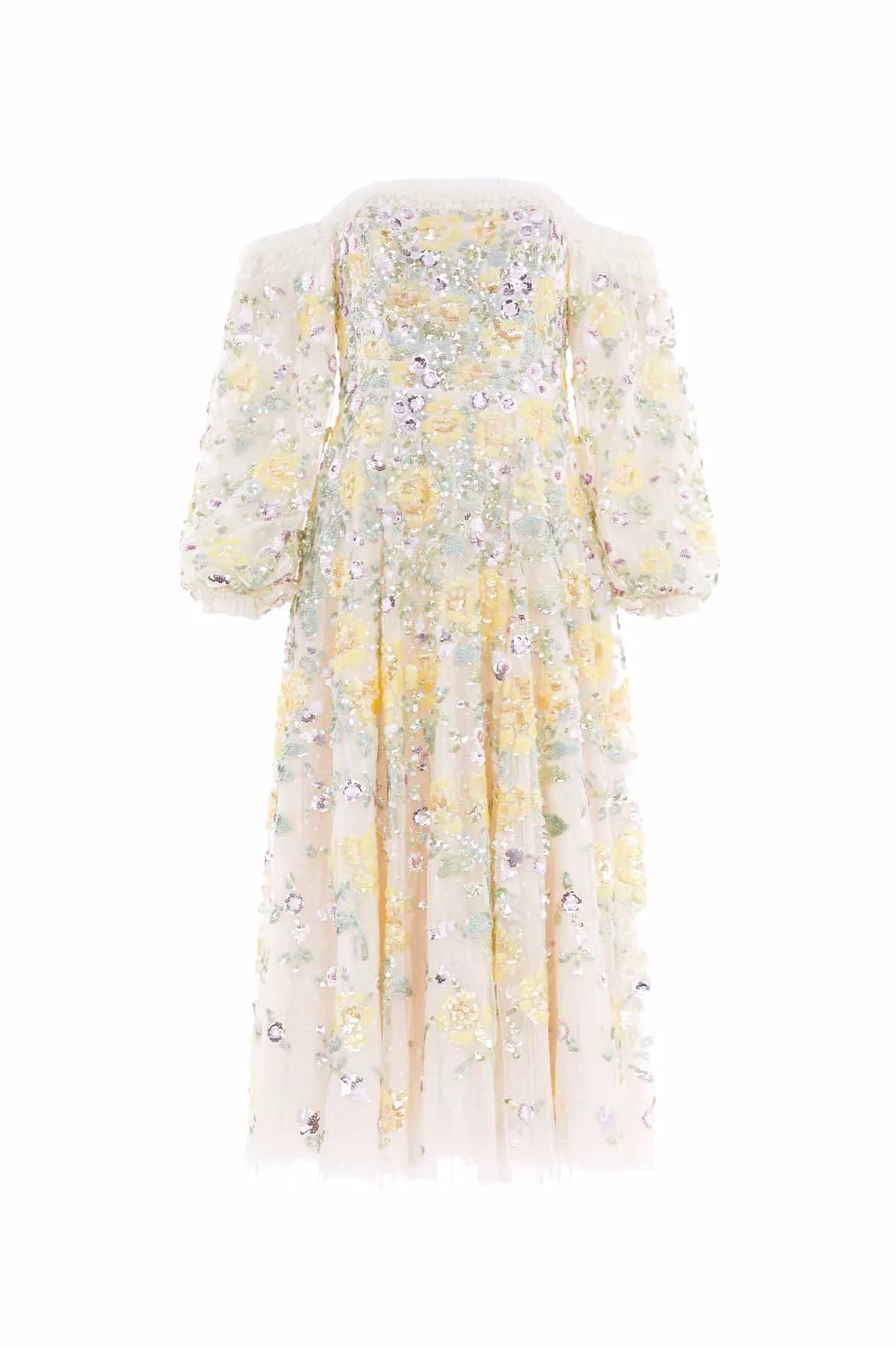 Quick Fit Elina Rose Off-Shoulder Ballerina Dress