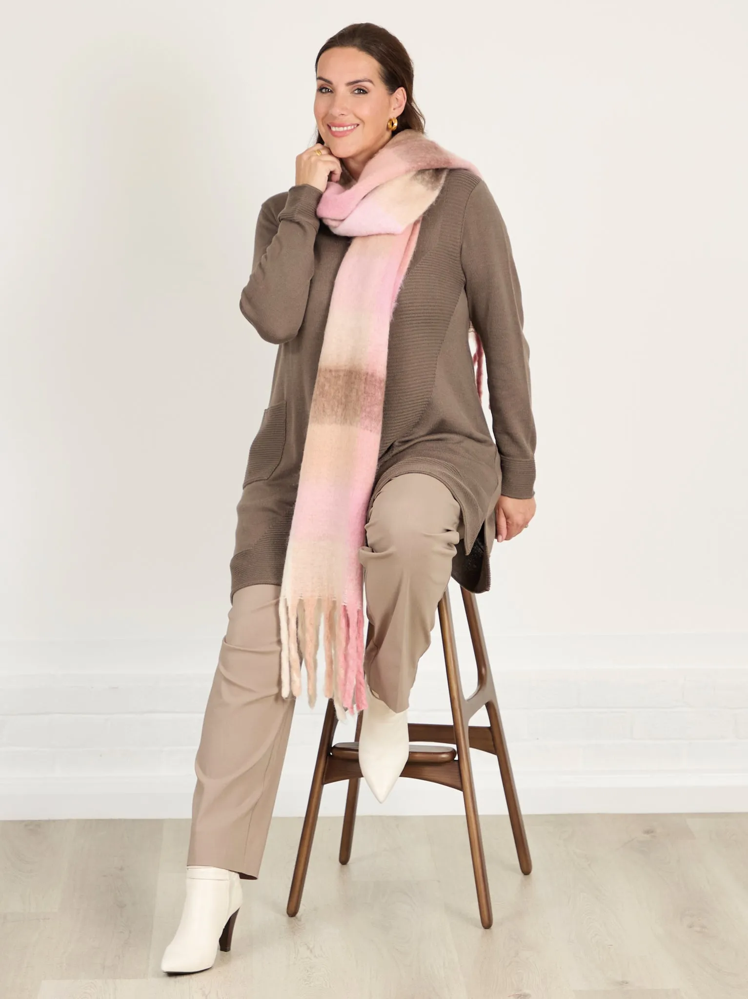 Trail Comfort Diana by ROBELL Stretch Trouser - Taupe