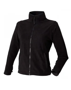 Rugged Look Ladies Microfleece Jacket | BLACK