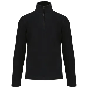 Enzo Quarter Zip Fleece | BLACK Light Warmth Performance Layer