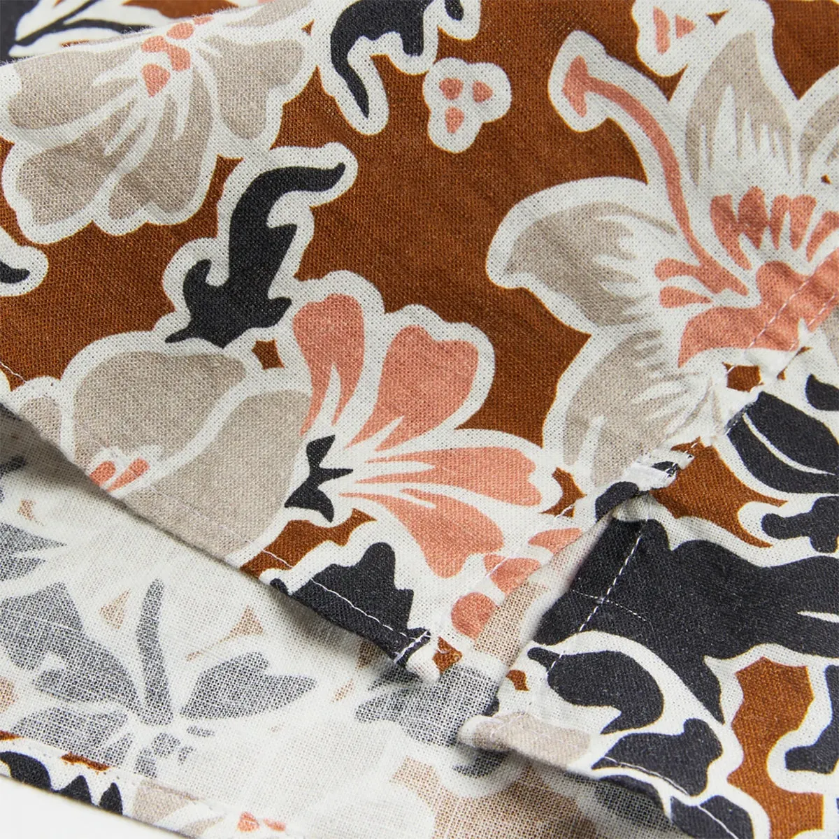 in demand Quick Comfort Fit Ted Baker - SITCOM SS Floral Shirt in Brown