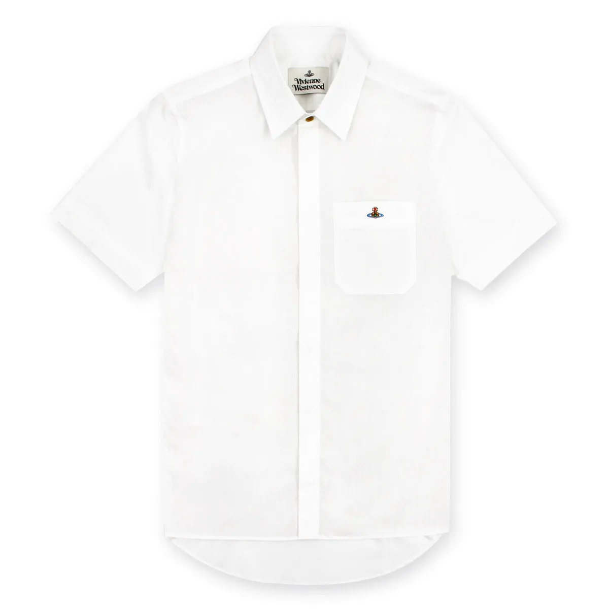 Anti-bacterial Quick Fit Vivienne Westwood - Classic Orb SS Shirt in White