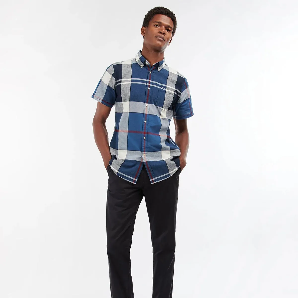 Trendy popularity Barbour - Douglas SS TF Shirt in Summer Navy