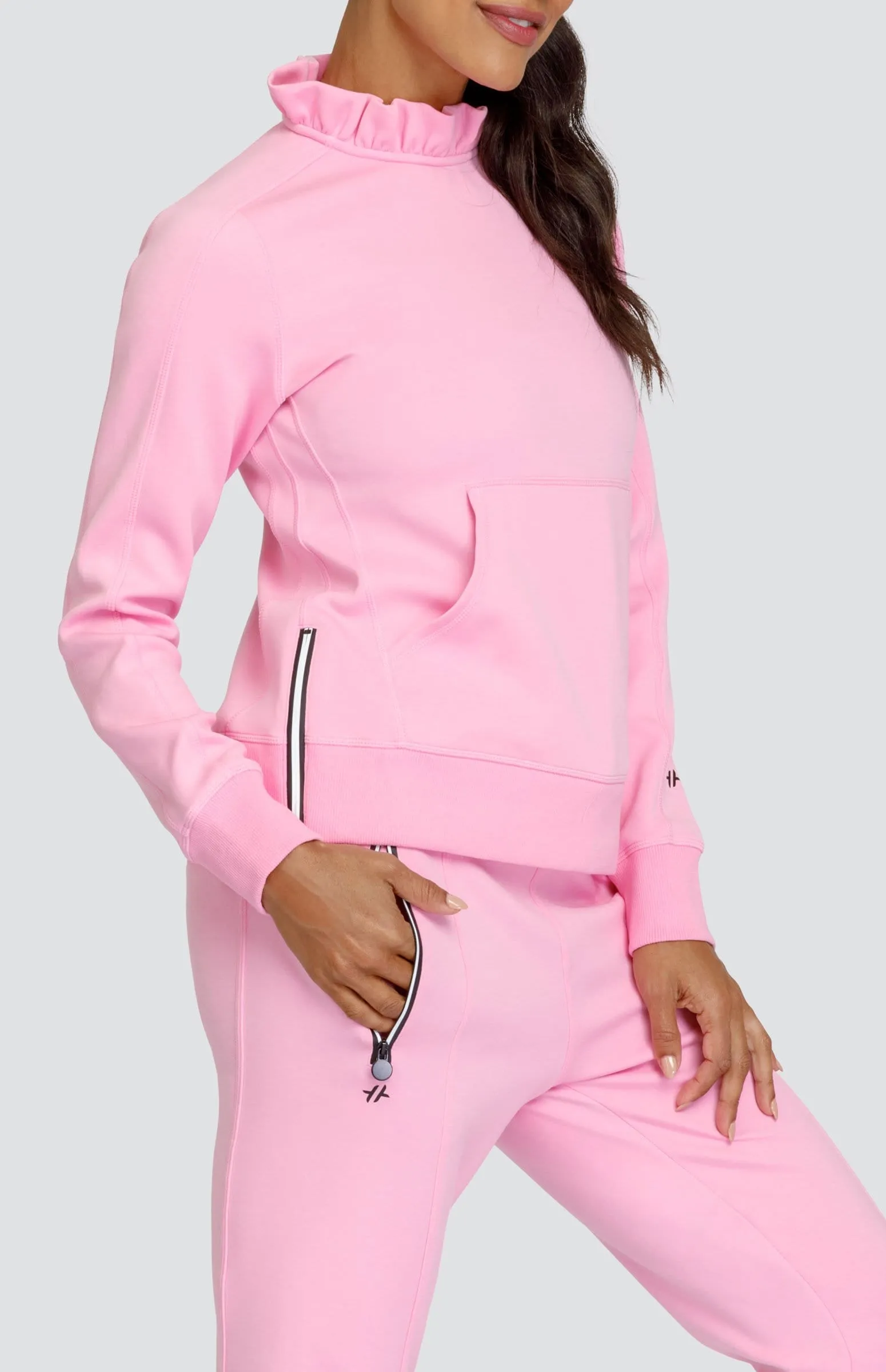 Sports Outfit Microfiber texture Condoleezza Begonia Pullover