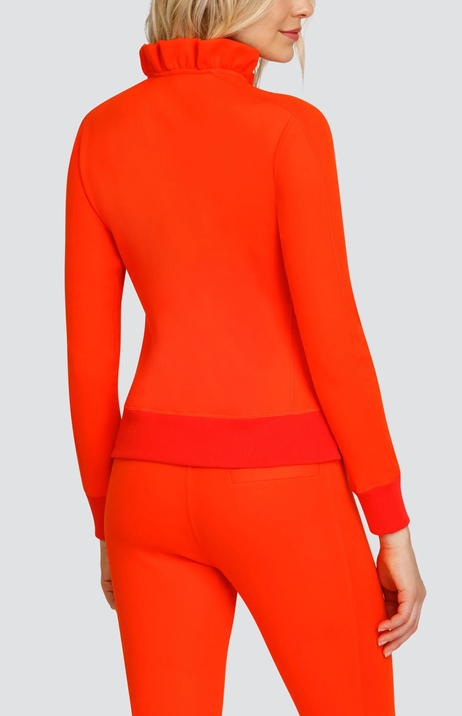 Condoleezza Cherry Tomato Pullover Vintage Wash Effect Active Look