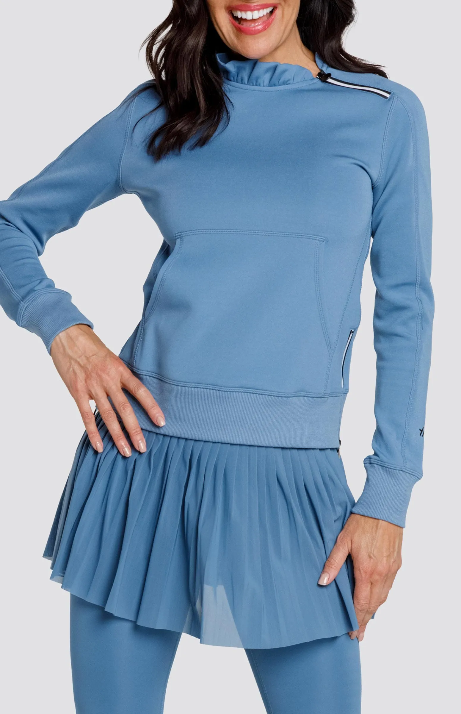 Light and Fresh Condoleezza Copen Blue Pullover