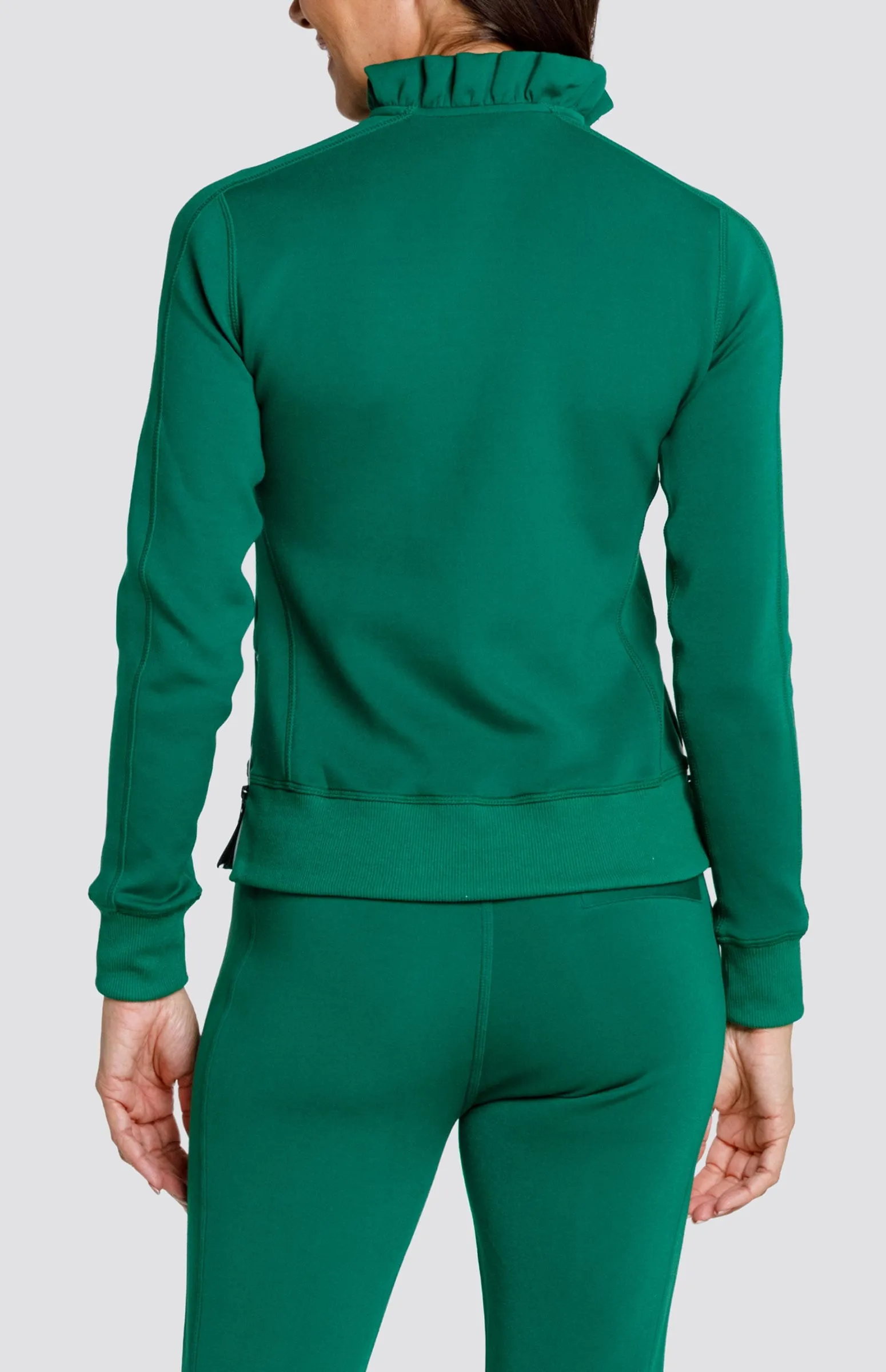 Condoleezza Fern Green Pullover Minimalist Apparel