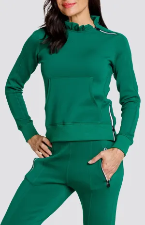 Basic Wear Condoleezza Fern Green Pullover