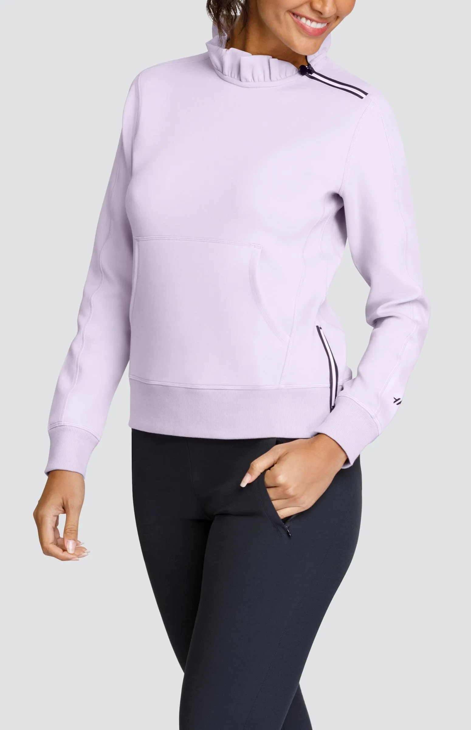 Day-to-Night Look Casual Wearable Condoleezza Misty Lilac Pullover