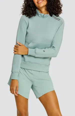 Long Sleeve Condoleezza Sage Pullover