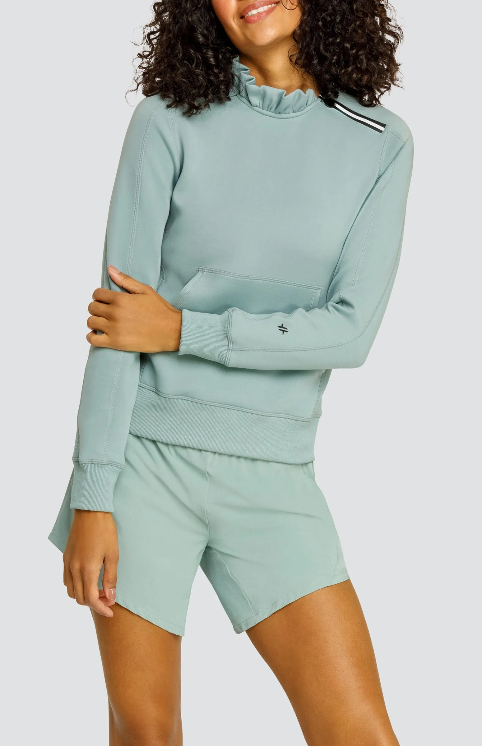 Long Sleeve Condoleezza Sage Pullover