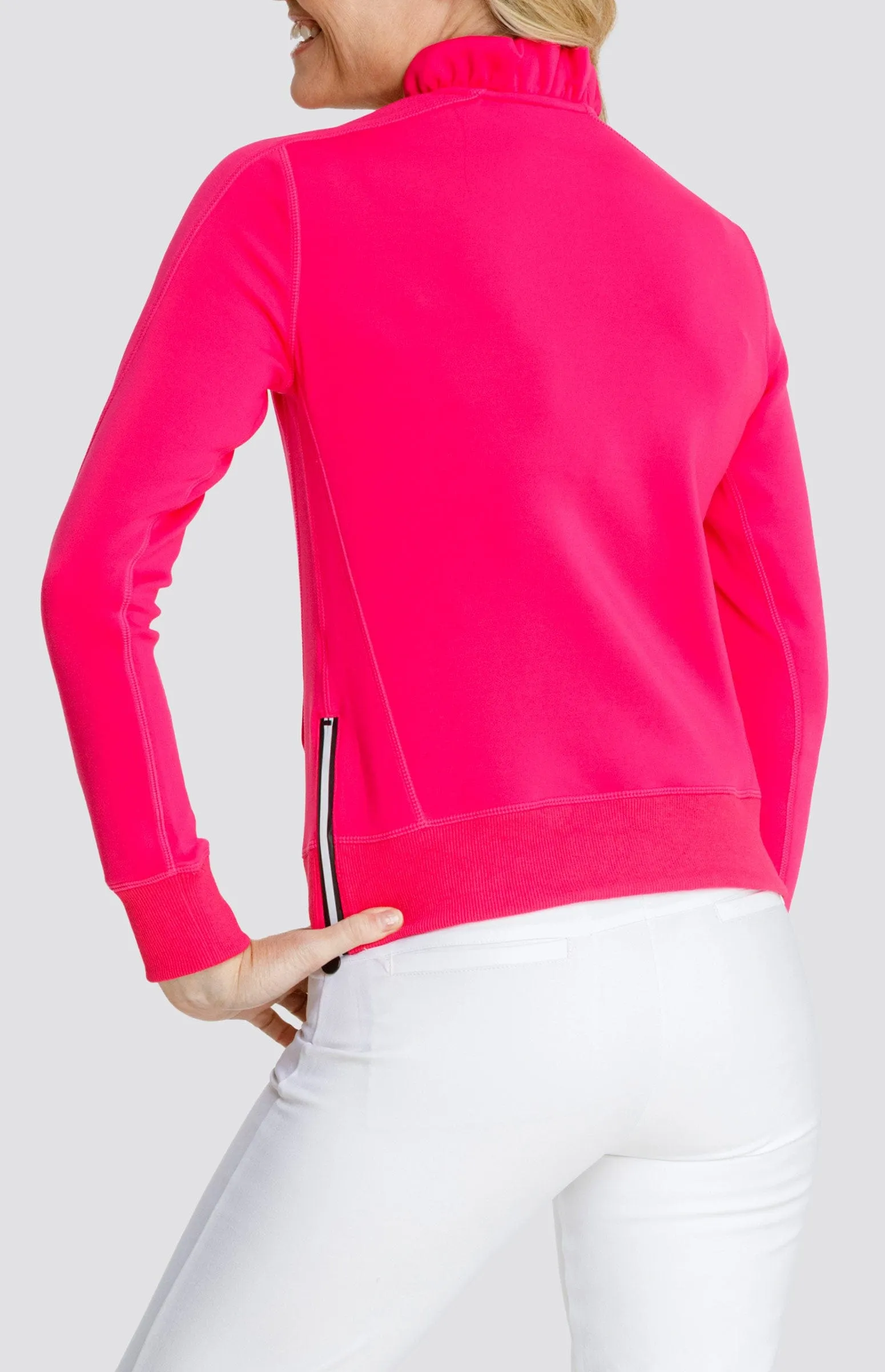 Trendy Comfort Light and Breathable Condoleezza Vivid Pink Pullover