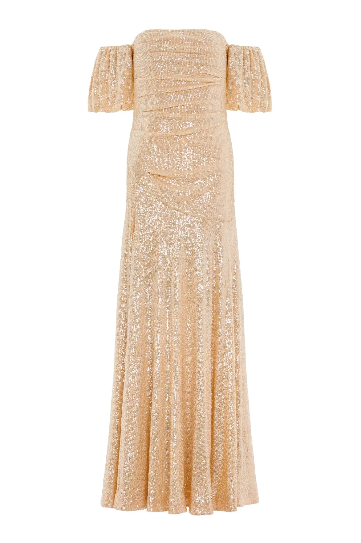 Chic and Elegant Sunbeam Valentina Off-Shoulder Gown