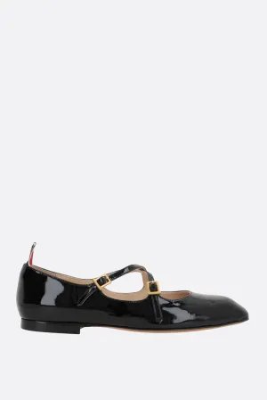 Thom John criss cross ballerinas in patent leather Busy Lifestyle Quick Move