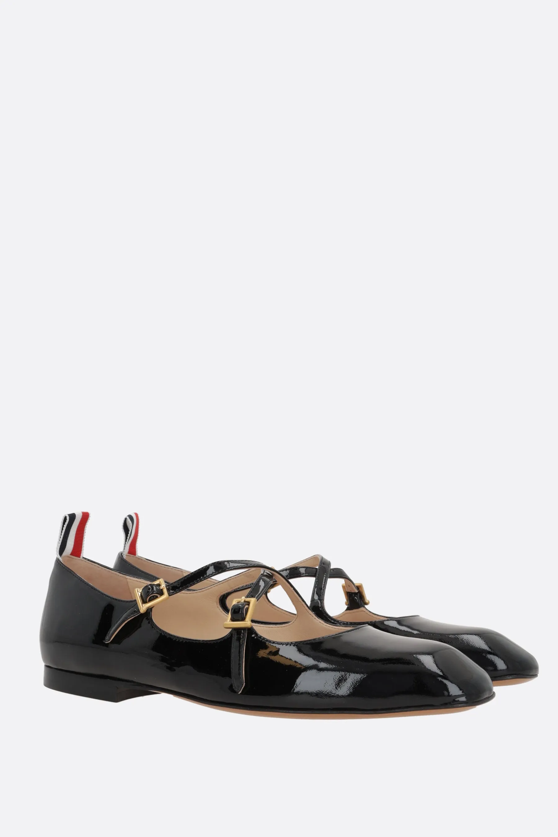 Thom John criss cross ballerinas in patent leather Travel Must