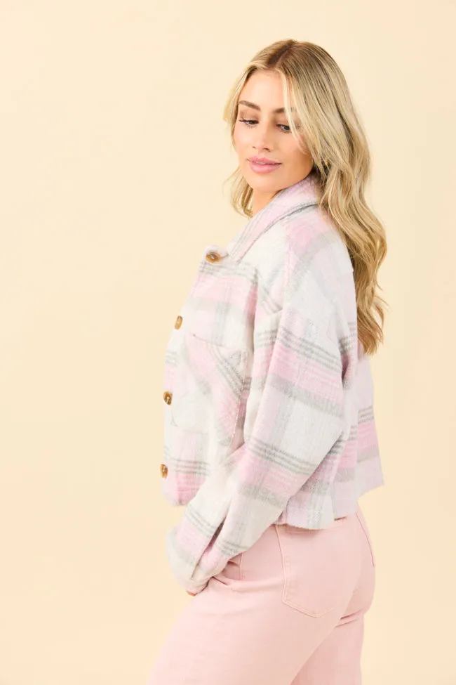 Gretchen Pink Plaid Jacket OdorControl Treatment