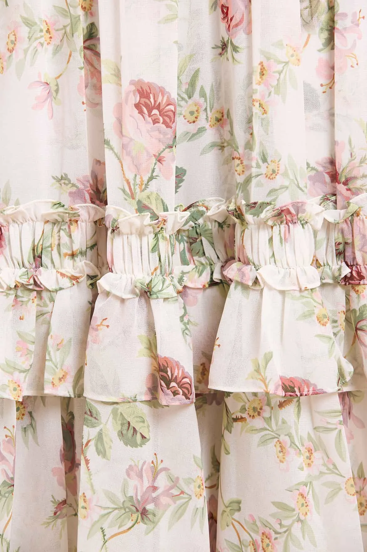 Colette's Rose Emilia Georgette Ballerina Dress Shine Finish