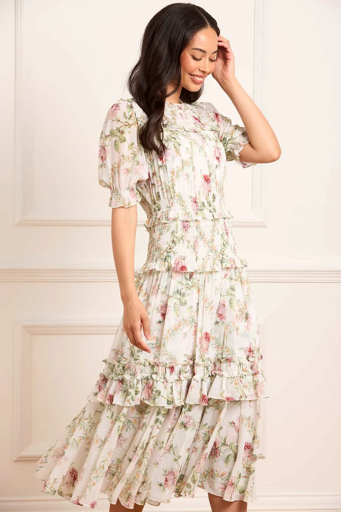 Colette's Rose Emilia Georgette Ballerina Dress Special-Occasion