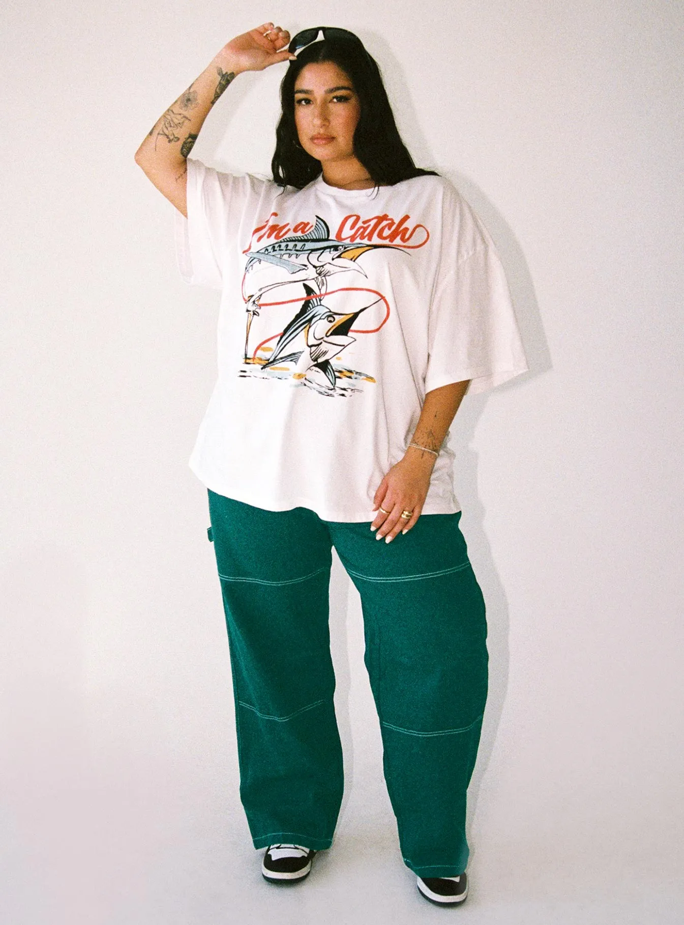 Essential Style Copeland Jeans Green Curve