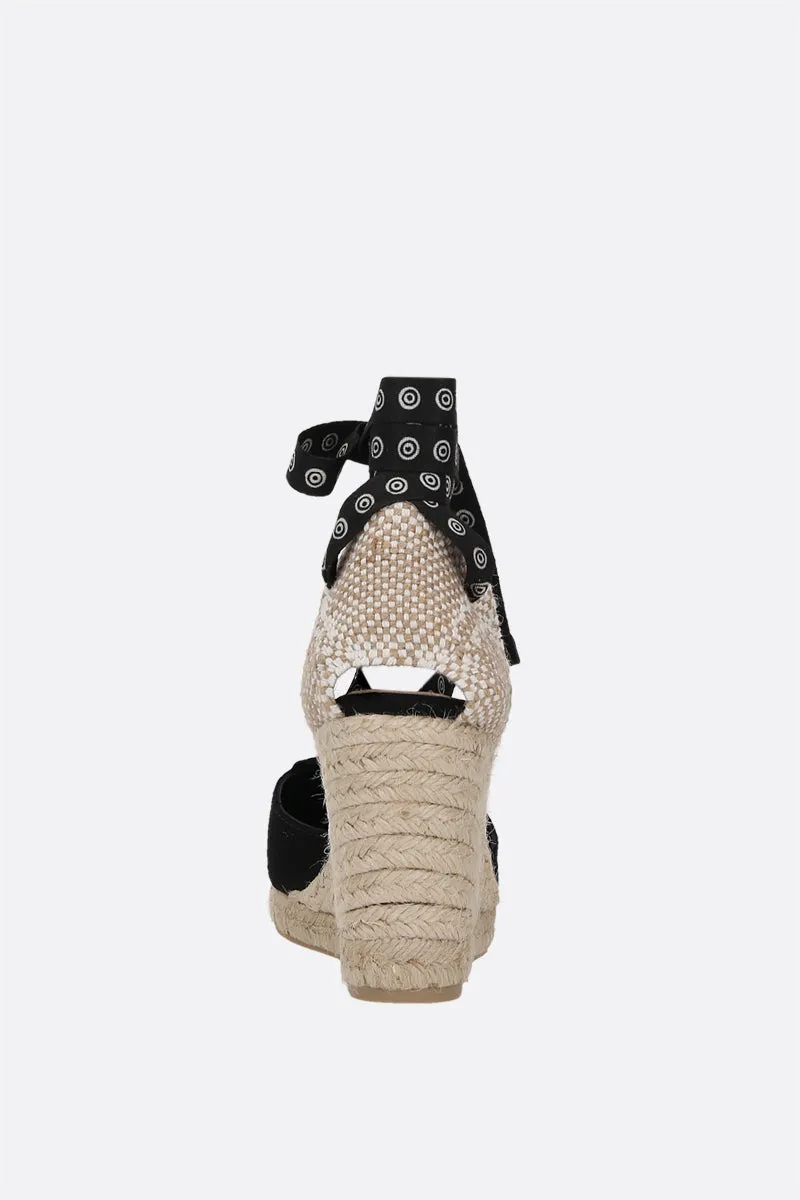 Core Fit Coralia canvas wedge espadrilles