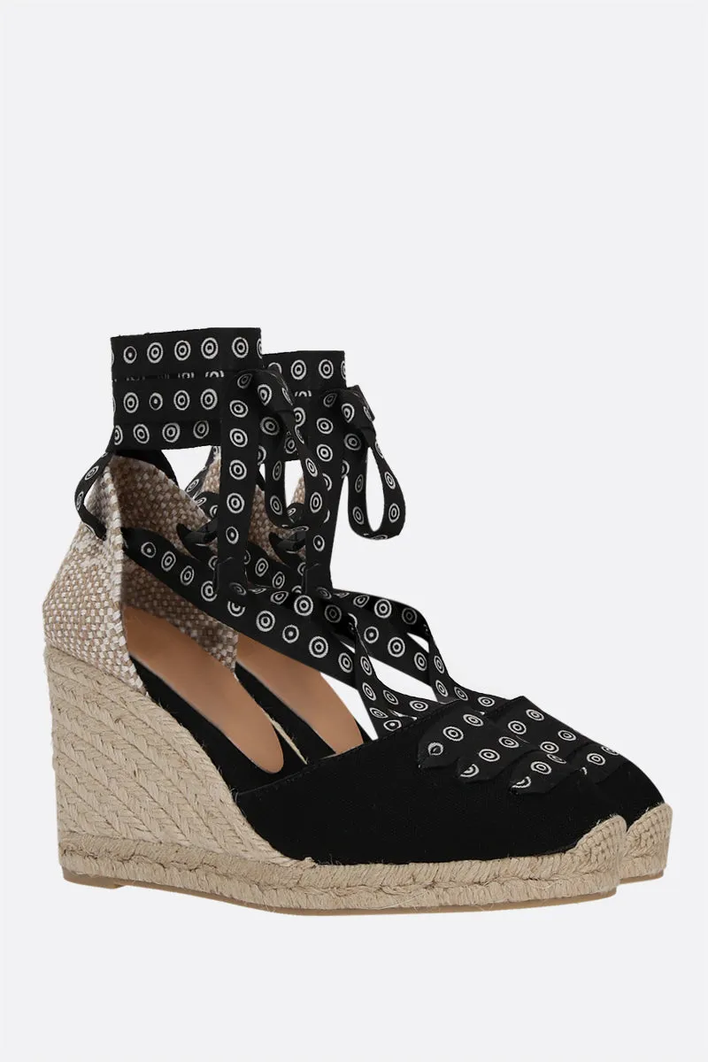 Coralia canvas wedge espadrilles Rock Path