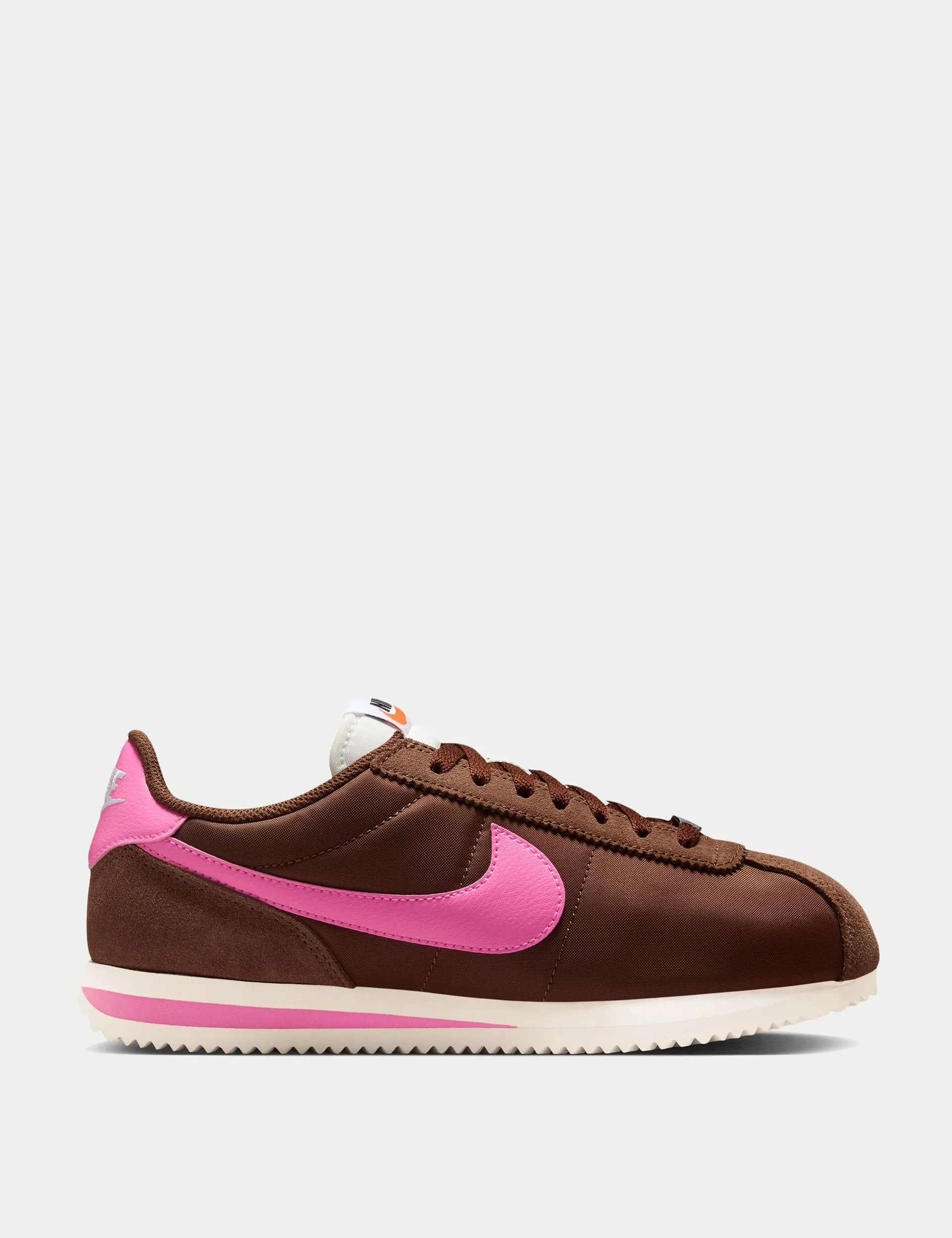Cortez Textile Shoes - Fauna Brown/Sail/White/Pink Spell Cool Inside