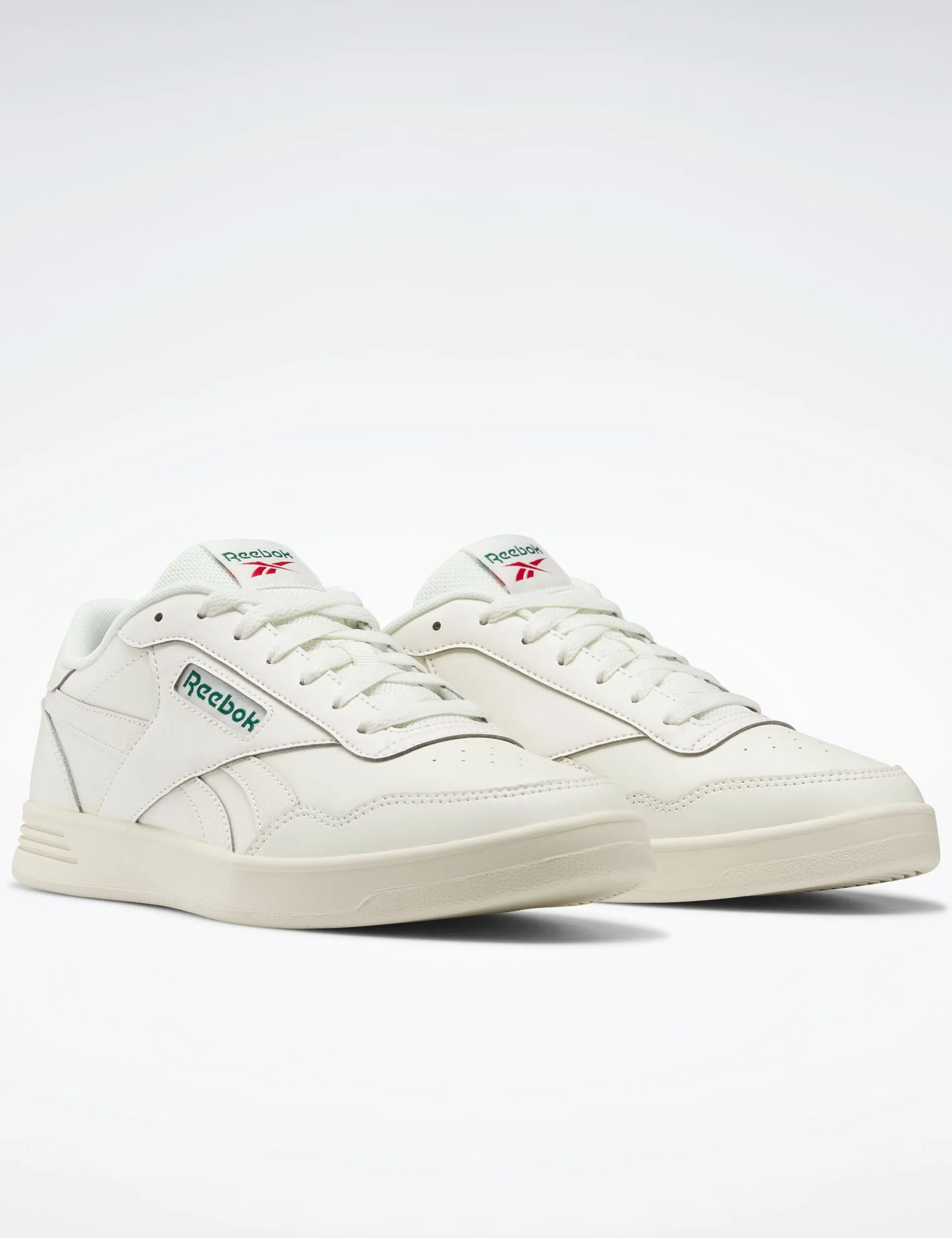 Court Advance Shoes - Chalk/Dark Green/Flash Red Clean Line