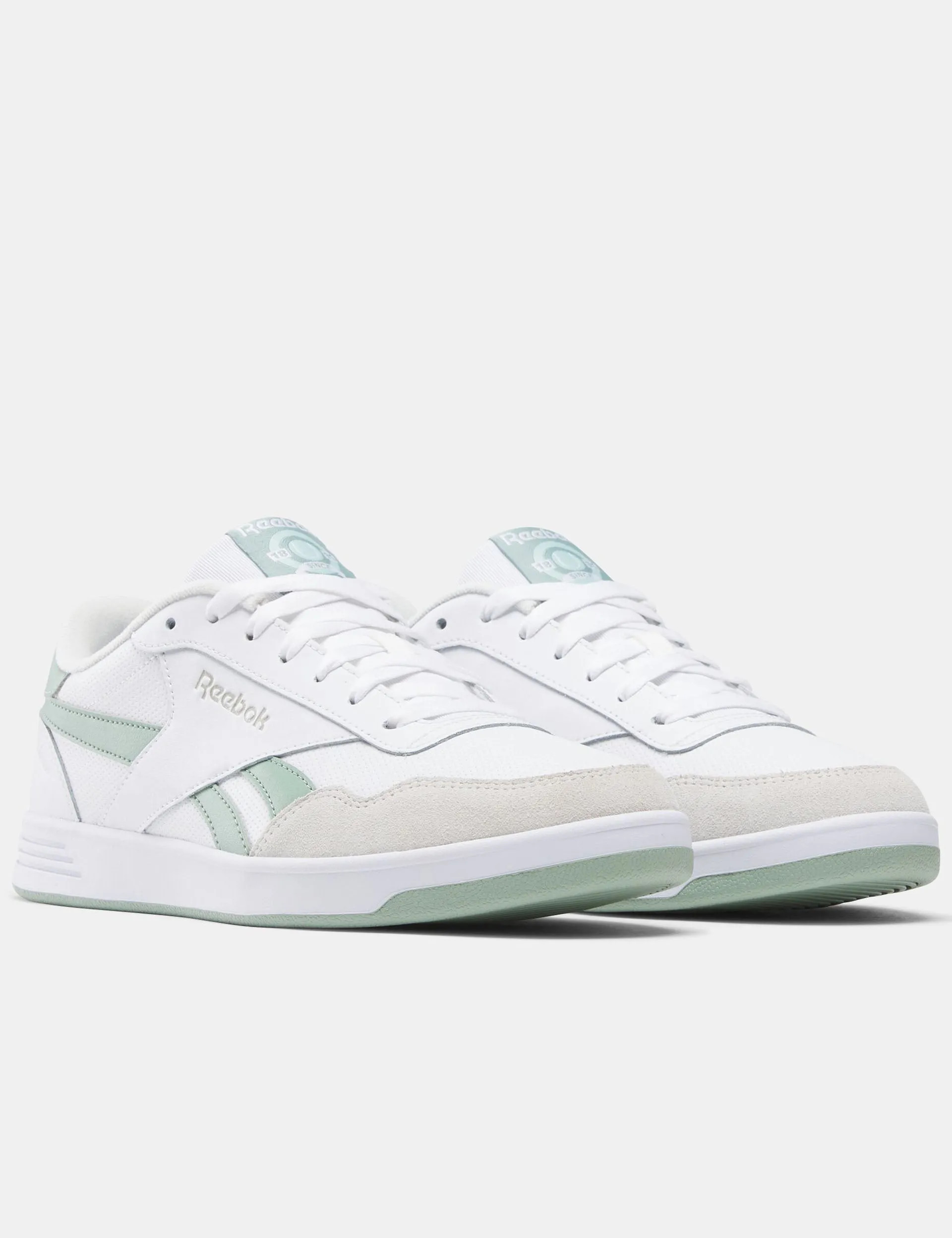 Style Choice Court Advance Shoes - White/Hybrid Green/Barely Grey
