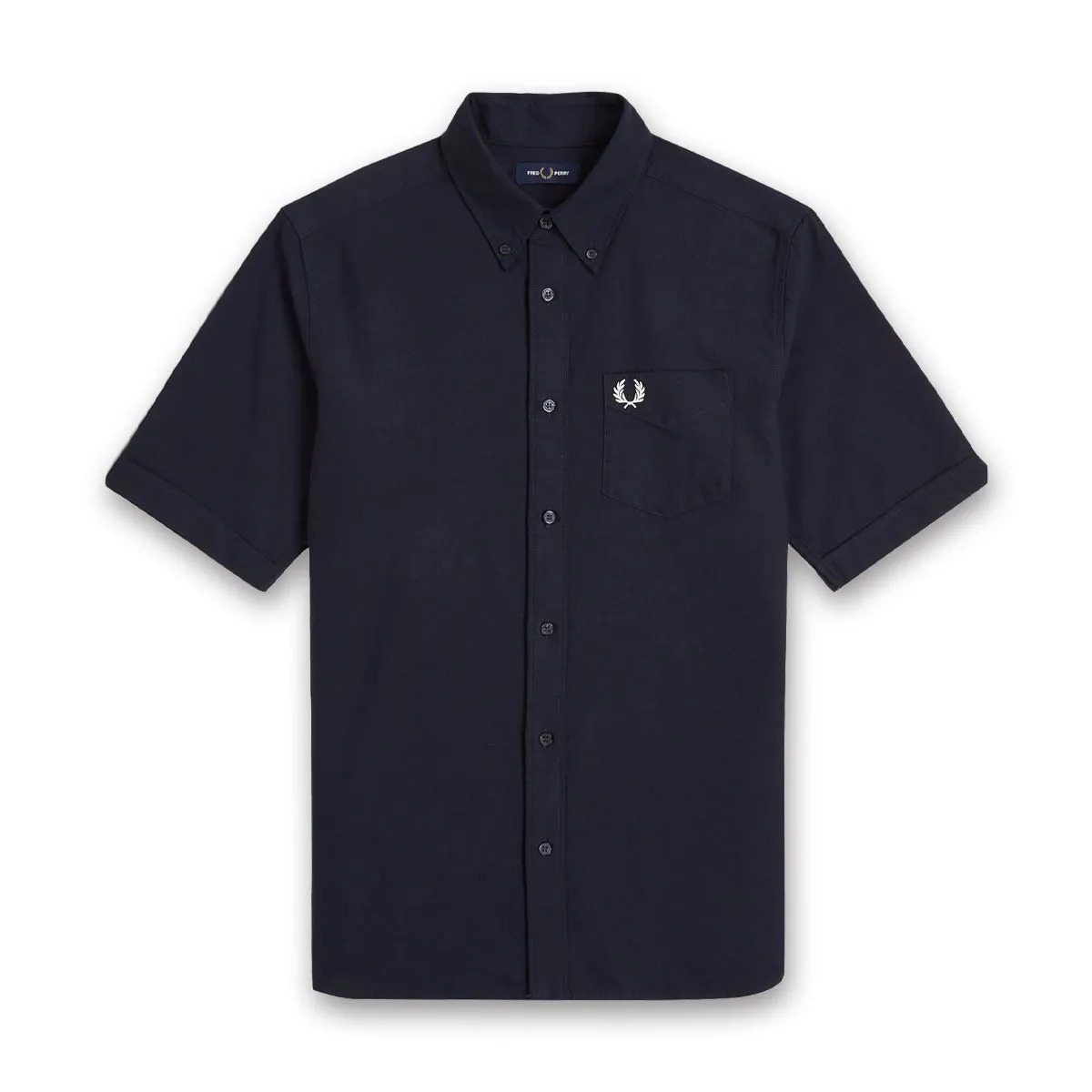 Fred Perry - Oxford SS Shirt in Navy All Season Wear