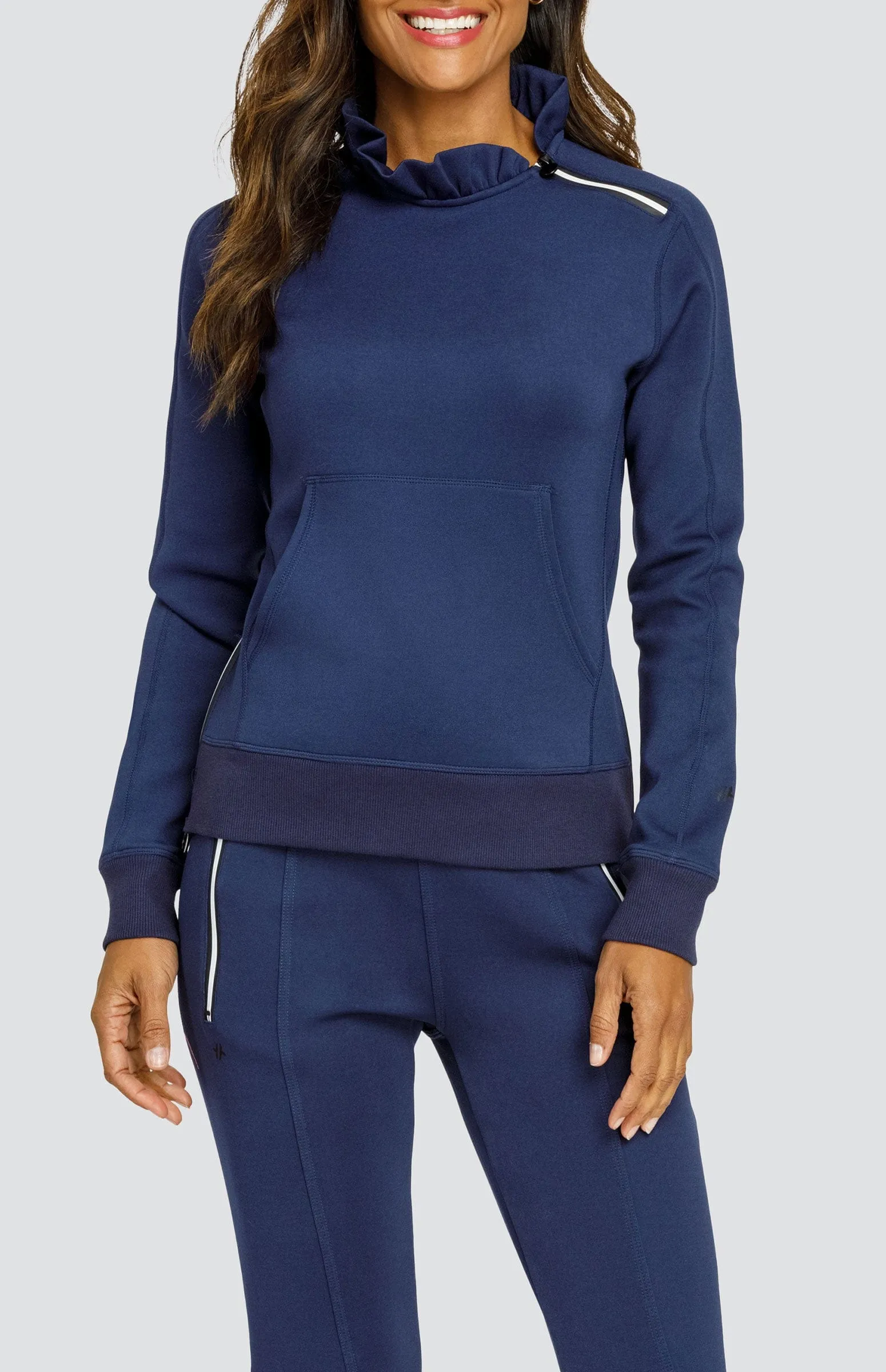 Condoleezza Navy Blue Pullover Breathable Style