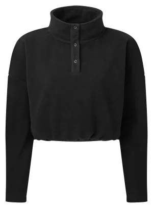 Lightweight Outfit Day Hike Cropped Fleece | BLACK