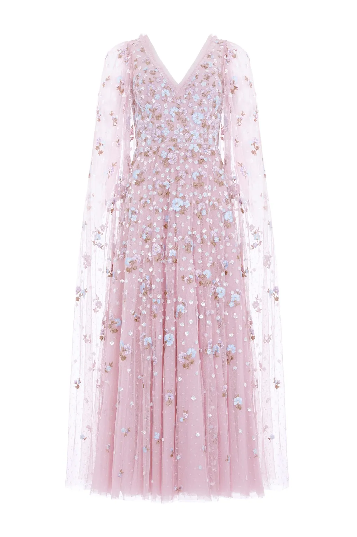 Dahlia Ditsy Ankle Gown Soft and Stylish