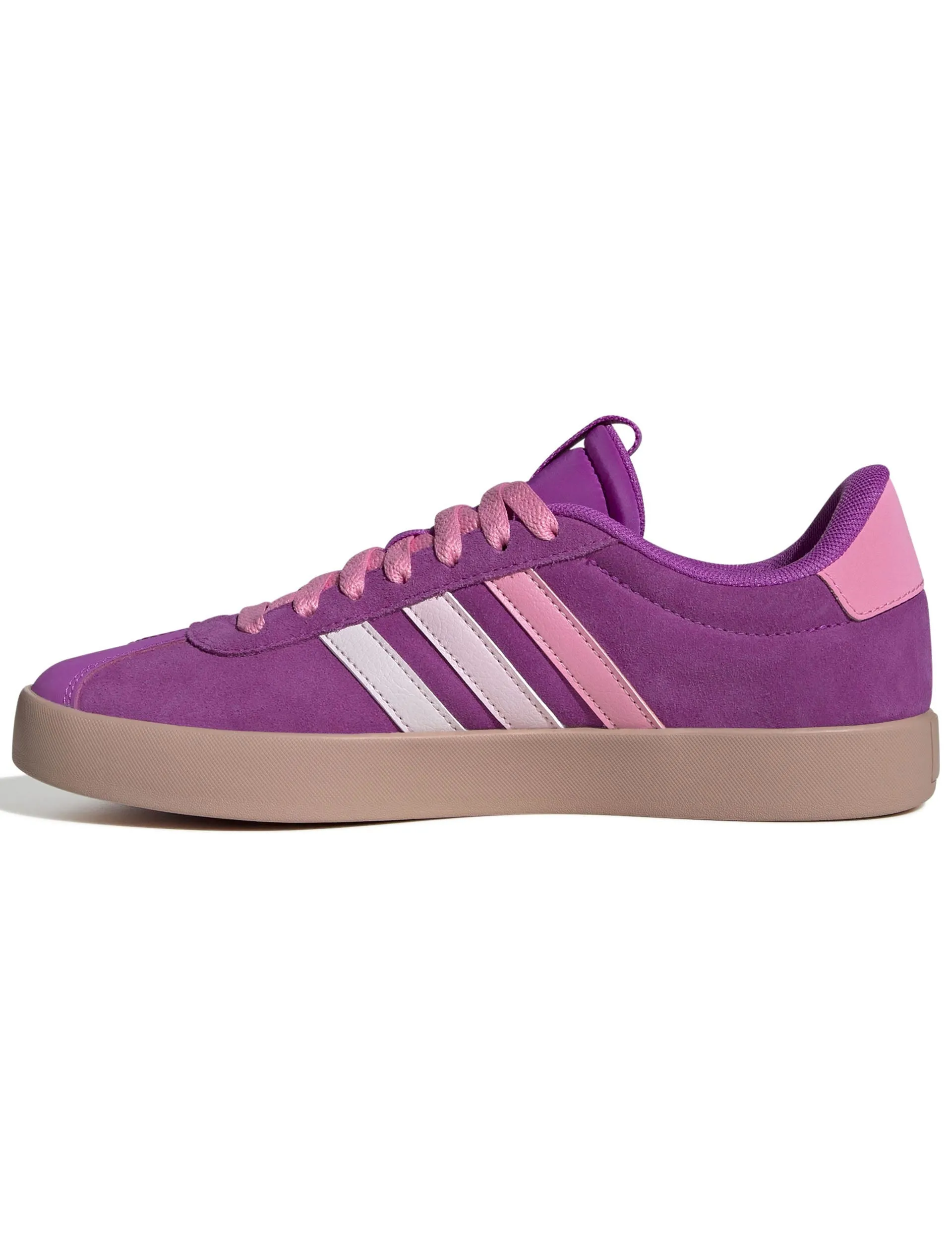 VL Court 3.0 Shoes - Flash Pink/Bliss Pink/Gold Metallic Rubber Toe Guard