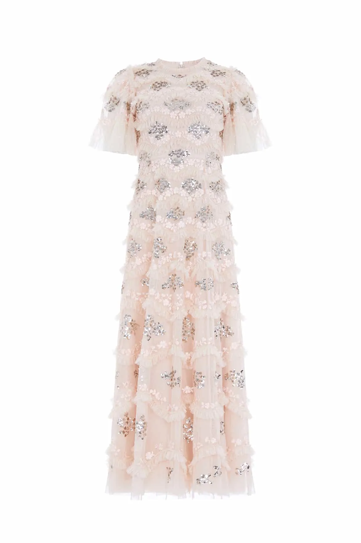 Shape Retention Daisy Wave Ankle Gown